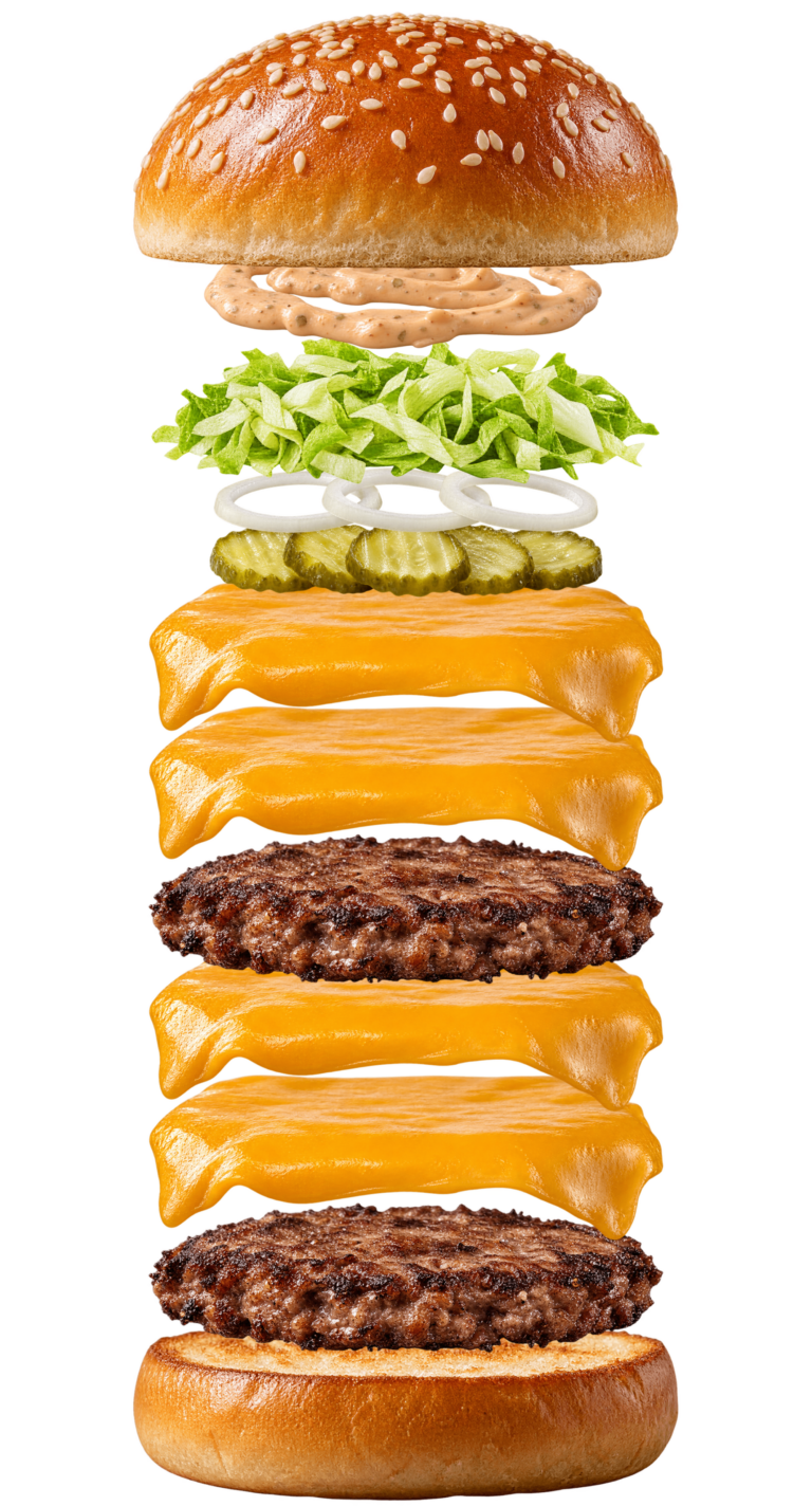Vue assemblée de Big King XXL Burger King
