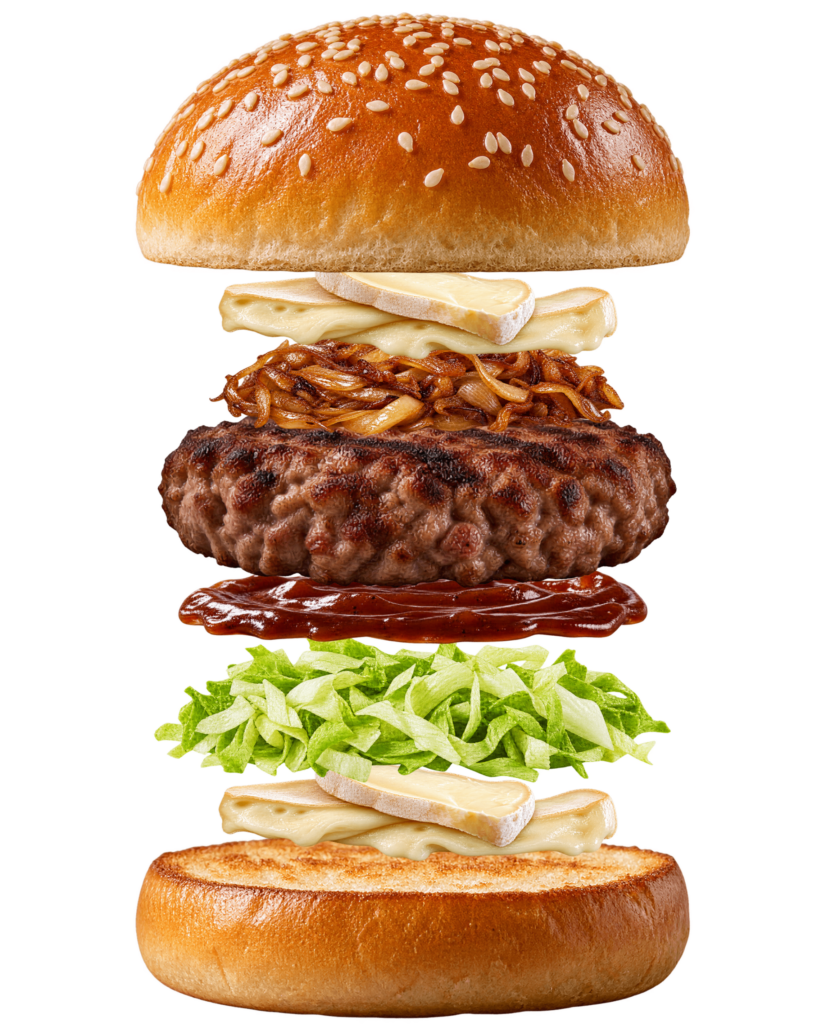 Vue assemblée de Burger Savoyard