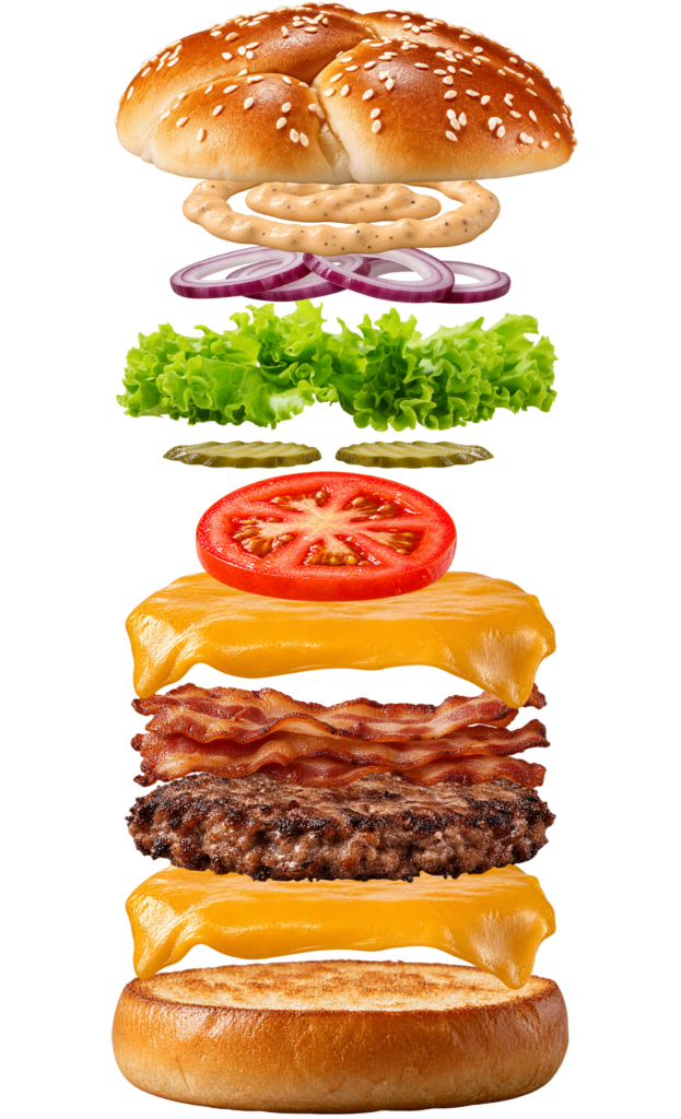 Vue assemblée de Chicago Classic Bacon McDonald’s