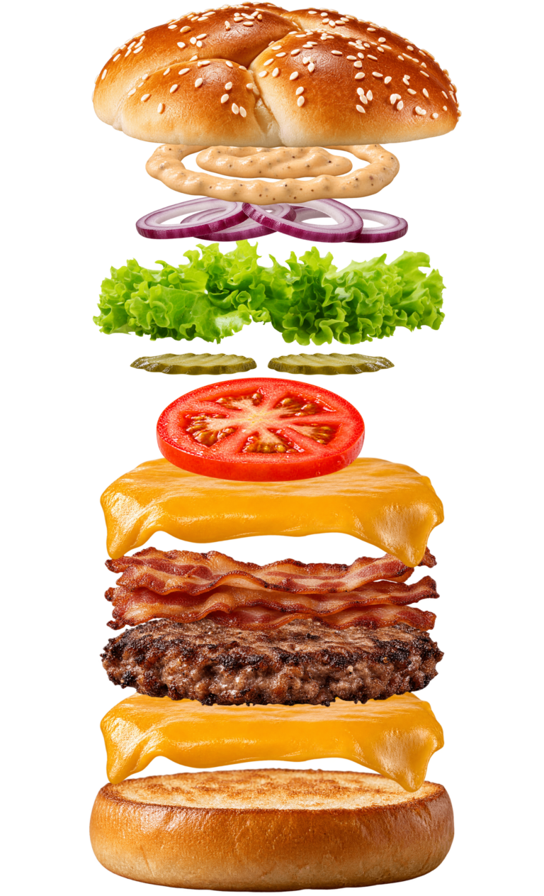 Vue assemblée de Chicago Classic Bacon McDonald’s