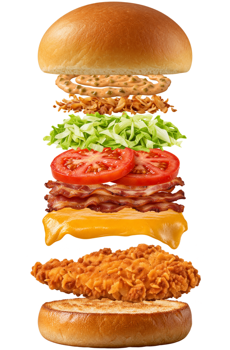 Vue assemblée de Chicken Louisiane Steakhouse Burger King