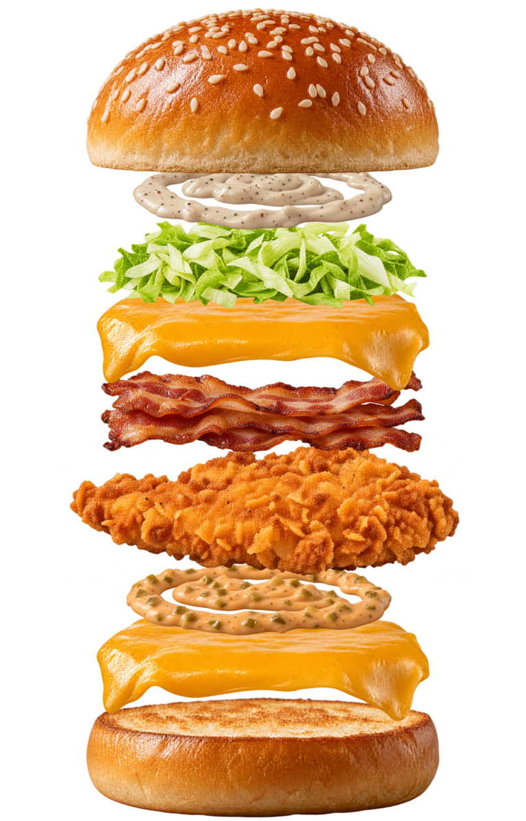 Vue assemblée de Colonel Bacon KFC