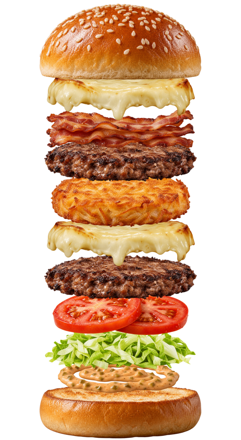 Vue assemblée de Mountain Burger Memphis